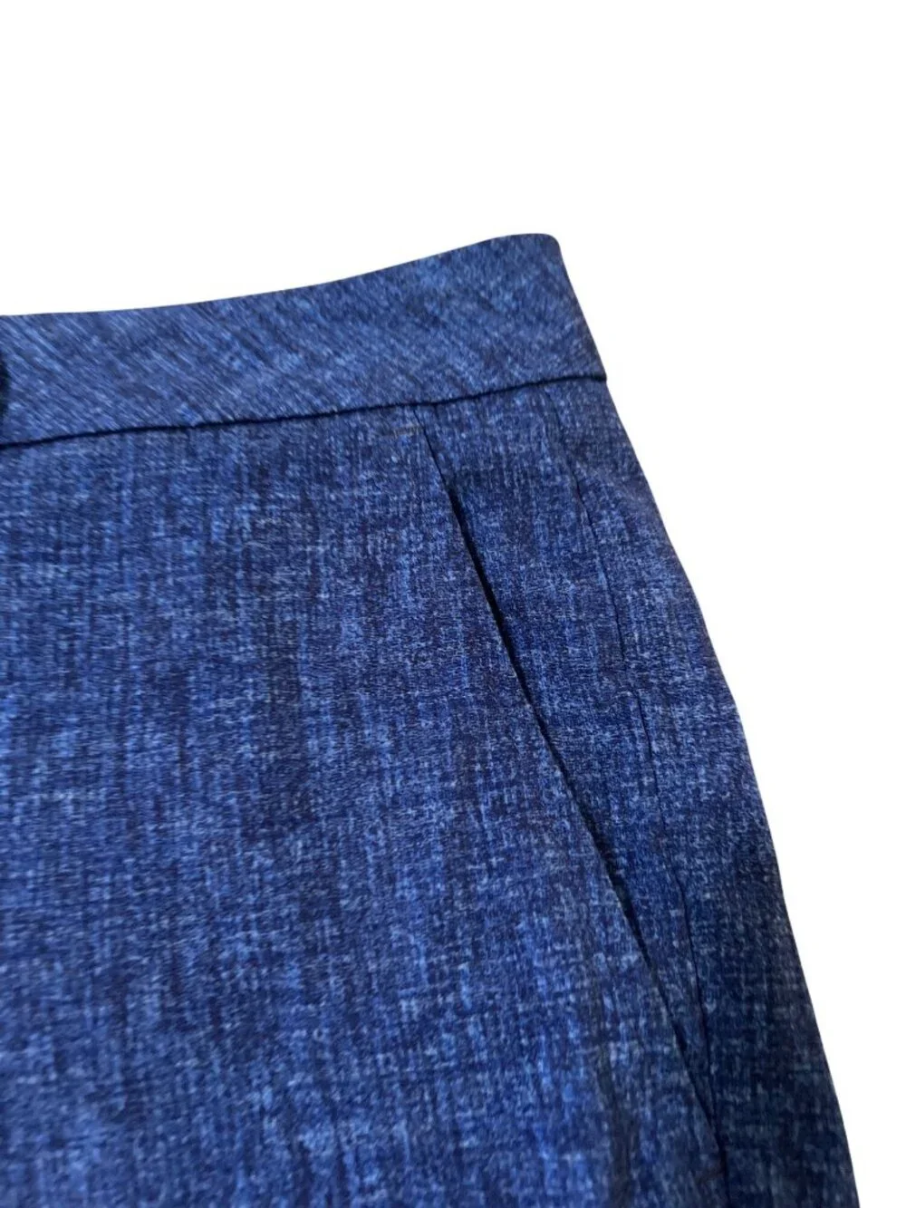 Men's Puma golf shorts size 38 blue crosshatch‎